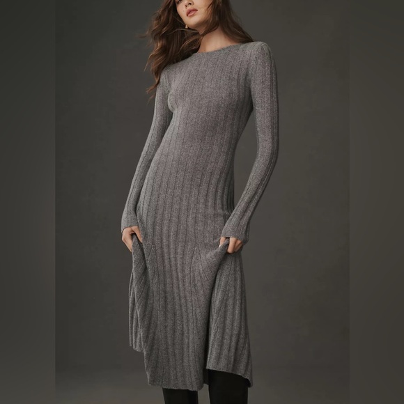 NWT Reformation Evan Cashmere Sweater Dress - Picture 3 of 10